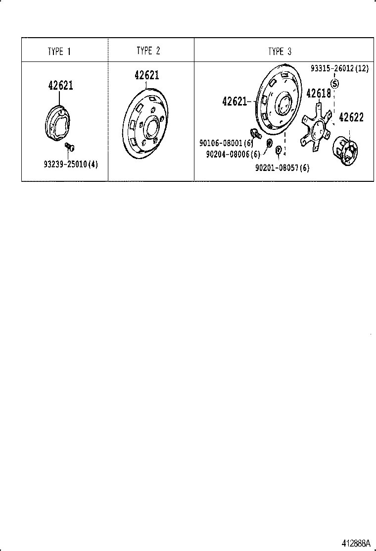42611-36010 WHEEL, DISC (FOR FRONT) product image