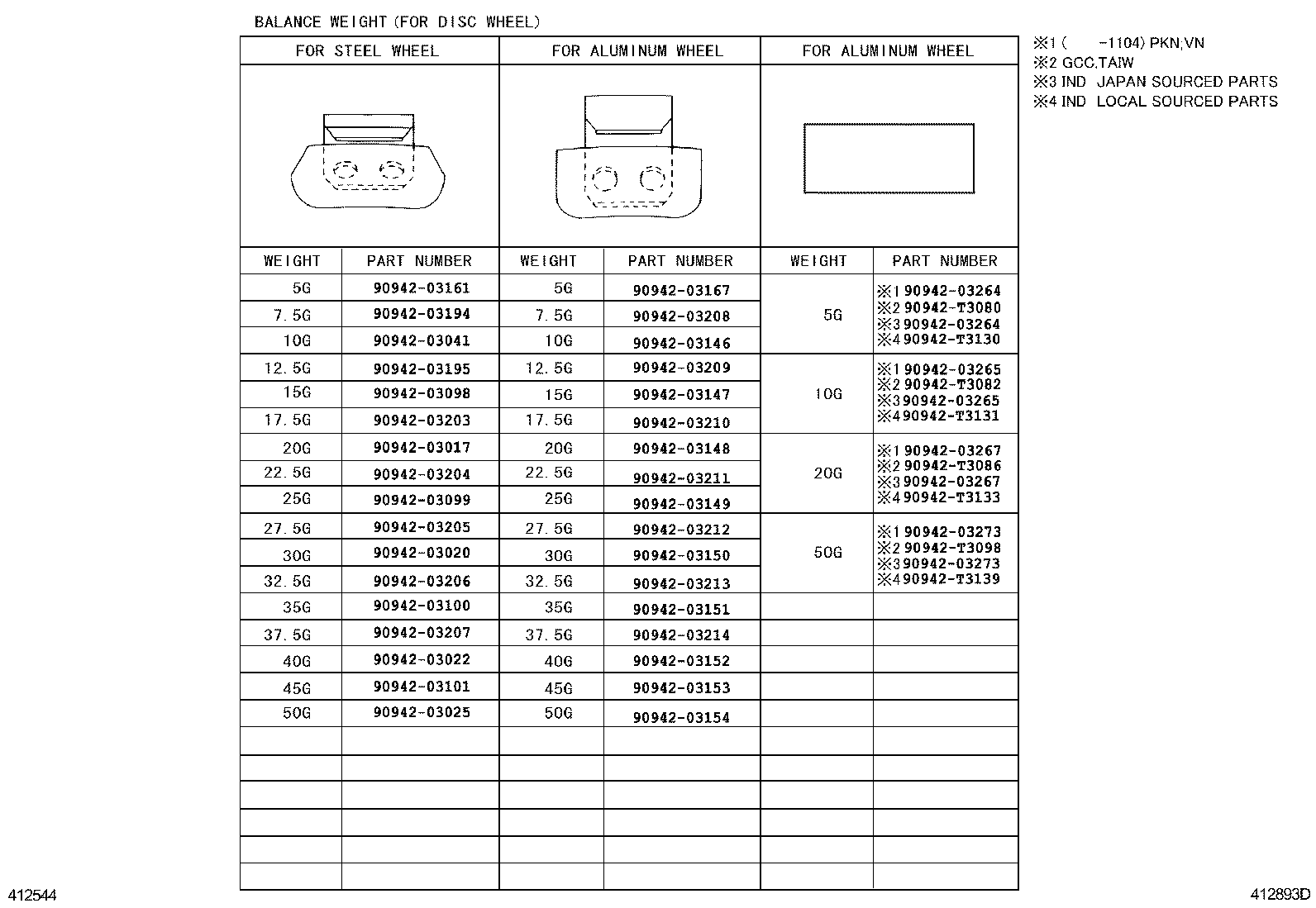 42611-02680 WHEEL, DISC product image