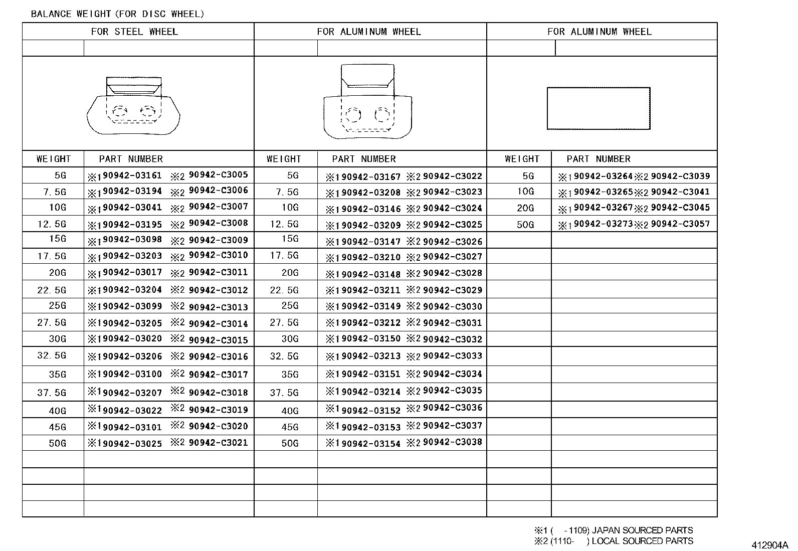 42611-0D560 WHEEL, DISC product image