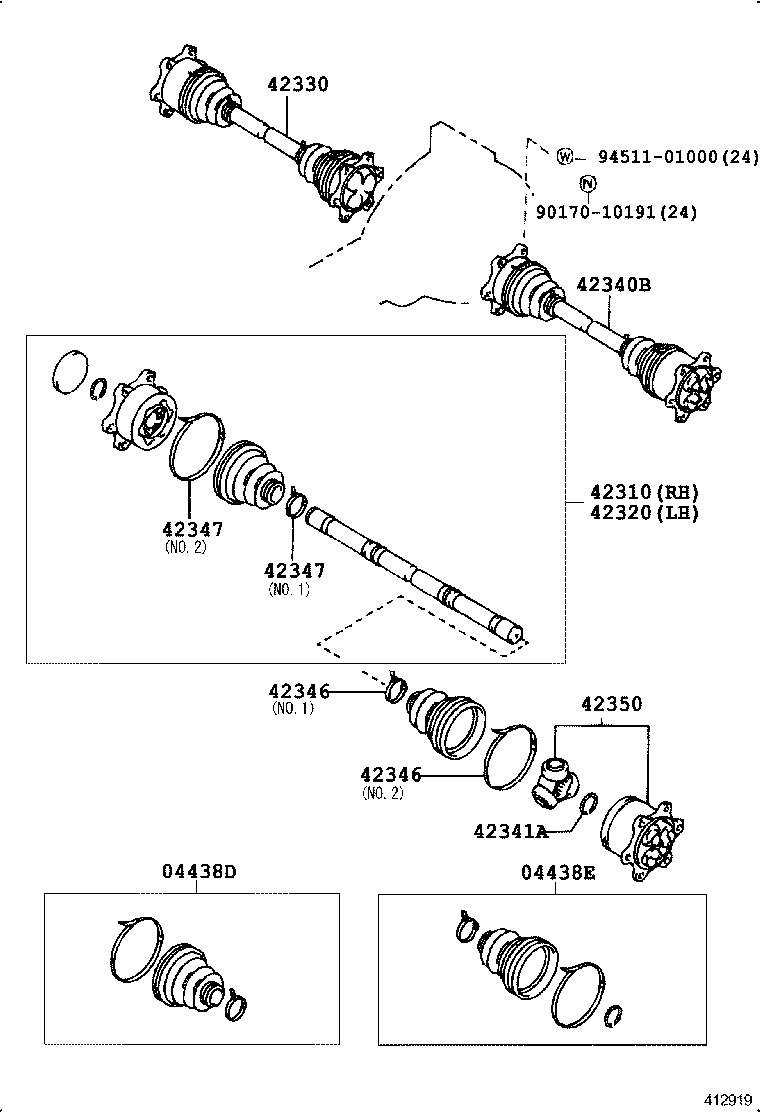 42431-30190 DISC, REAR product image