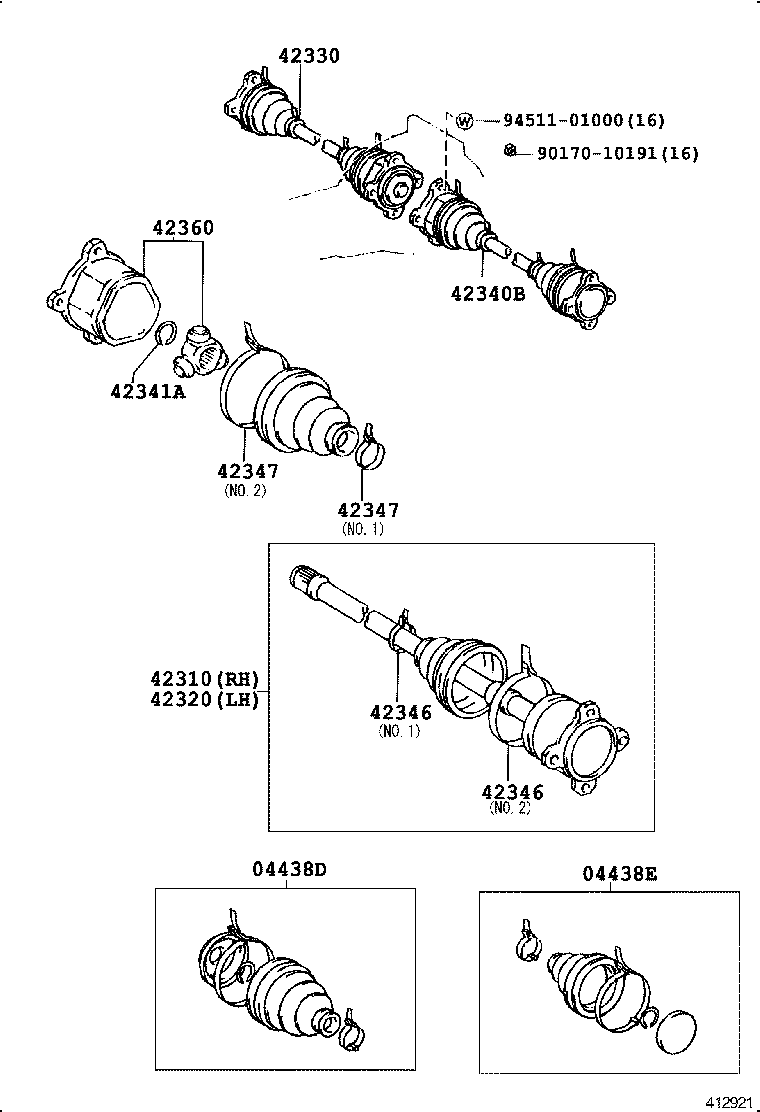42431-30190 DISC, REAR product image