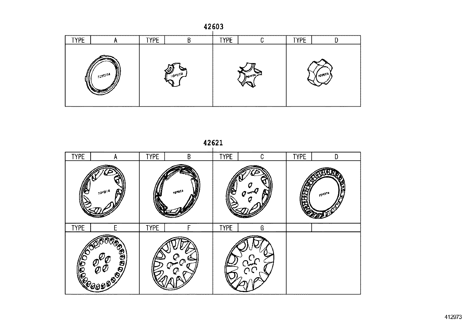 42611-20440 WHEEL, DISC (FOR SPARE) product image