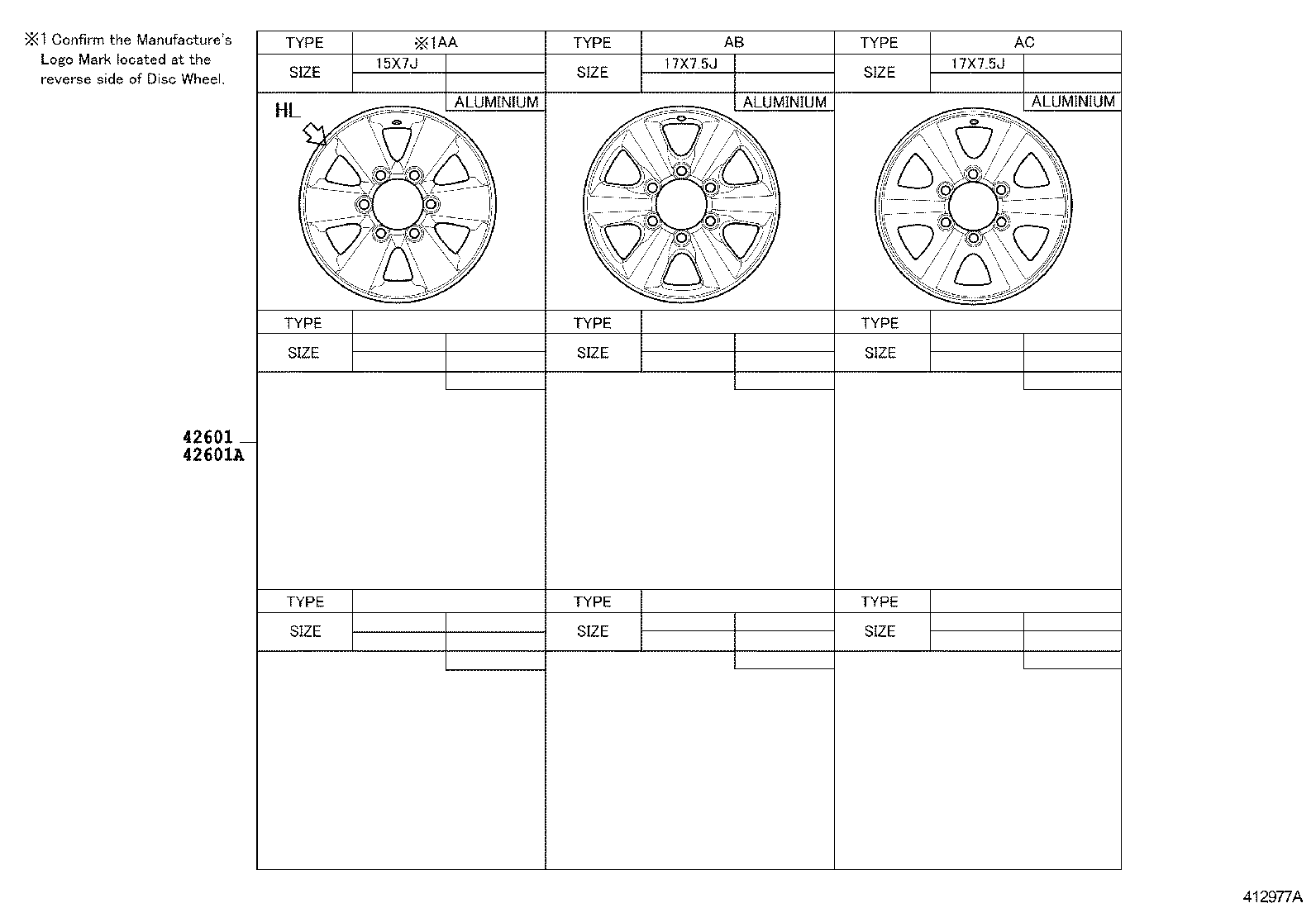 4260B-0K021 ORNAMENT SUB-ASSY, WHEEL HUB product image