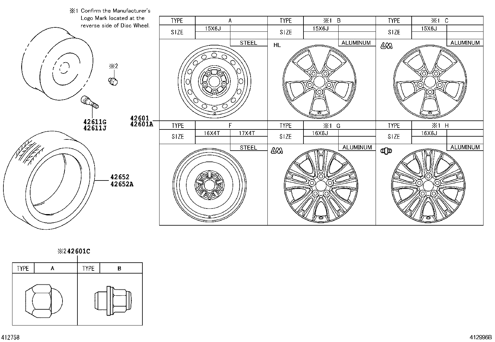 42611-28730 WHEEL, DISC product image