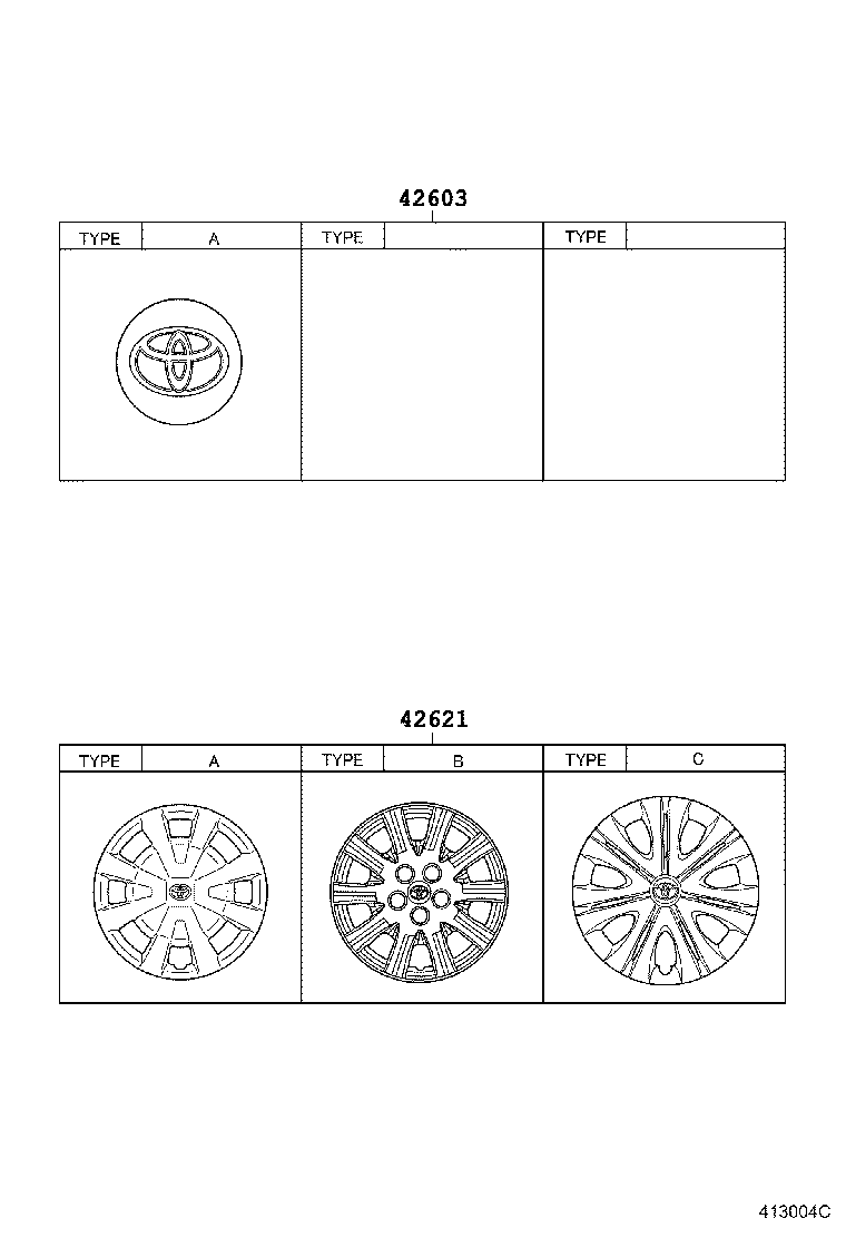 42602-05141 CAP, WHEEL product image
