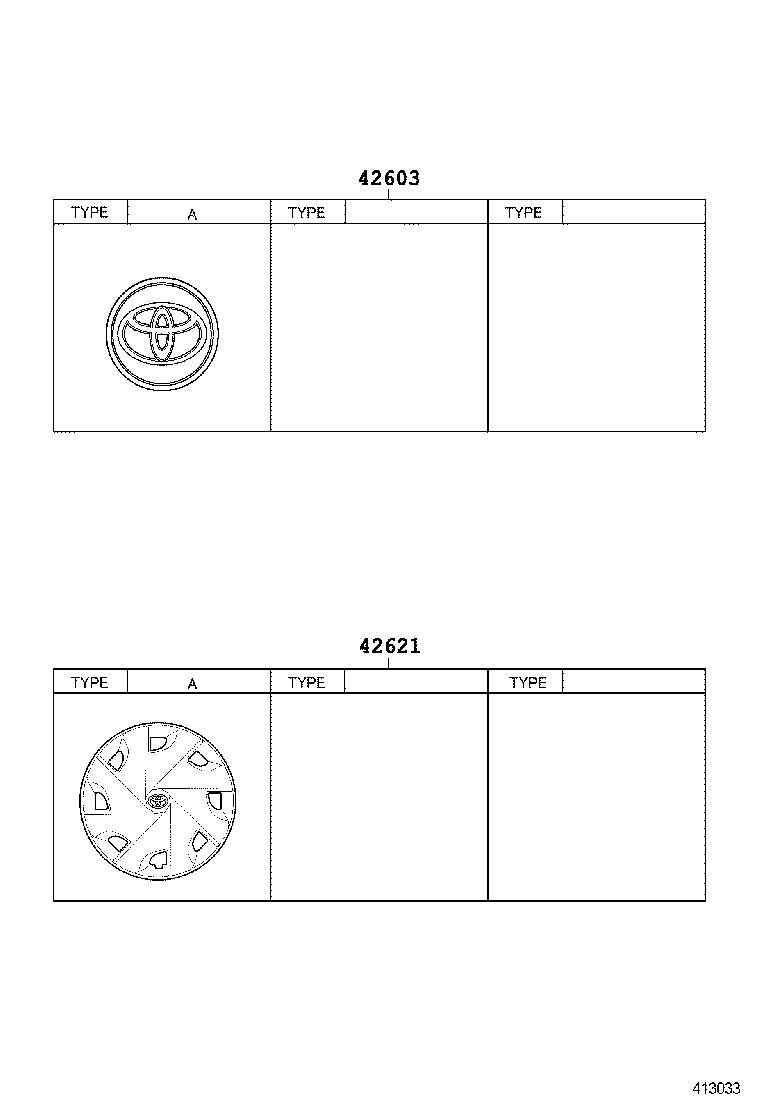 42602-74010 CAP, WHEEL product image