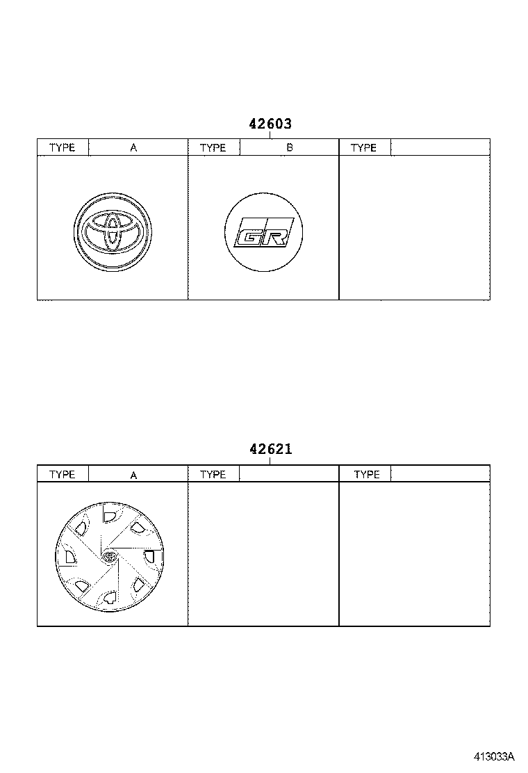 42603-74010 ORNAMENT SUB-ASSY, WHEEL HUB product image