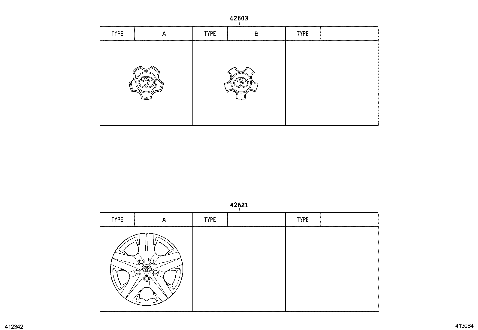 4260B-0R030 ORNAMENT SUB-ASSY, WHEEL HUB product image