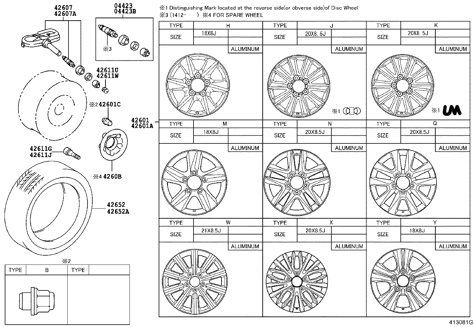 42611-60C60 WHEEL, DISC product image
