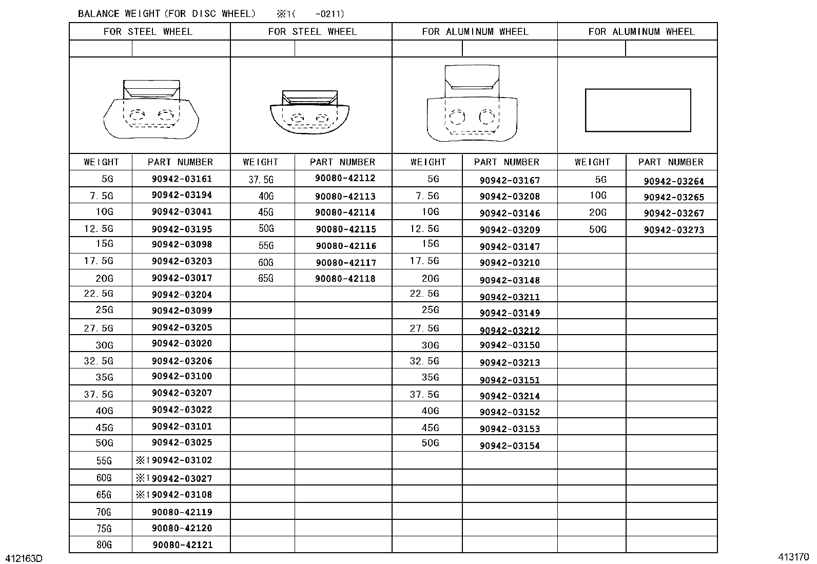 42611-52230 WHEEL, DISC product image