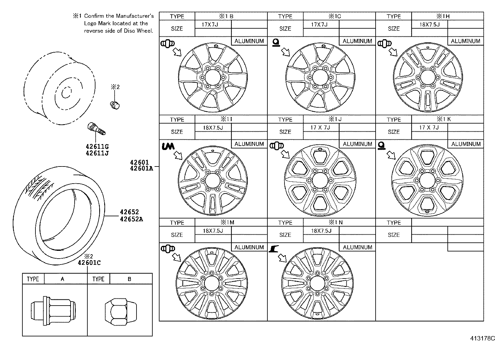 42652-60F30 TIRE product image