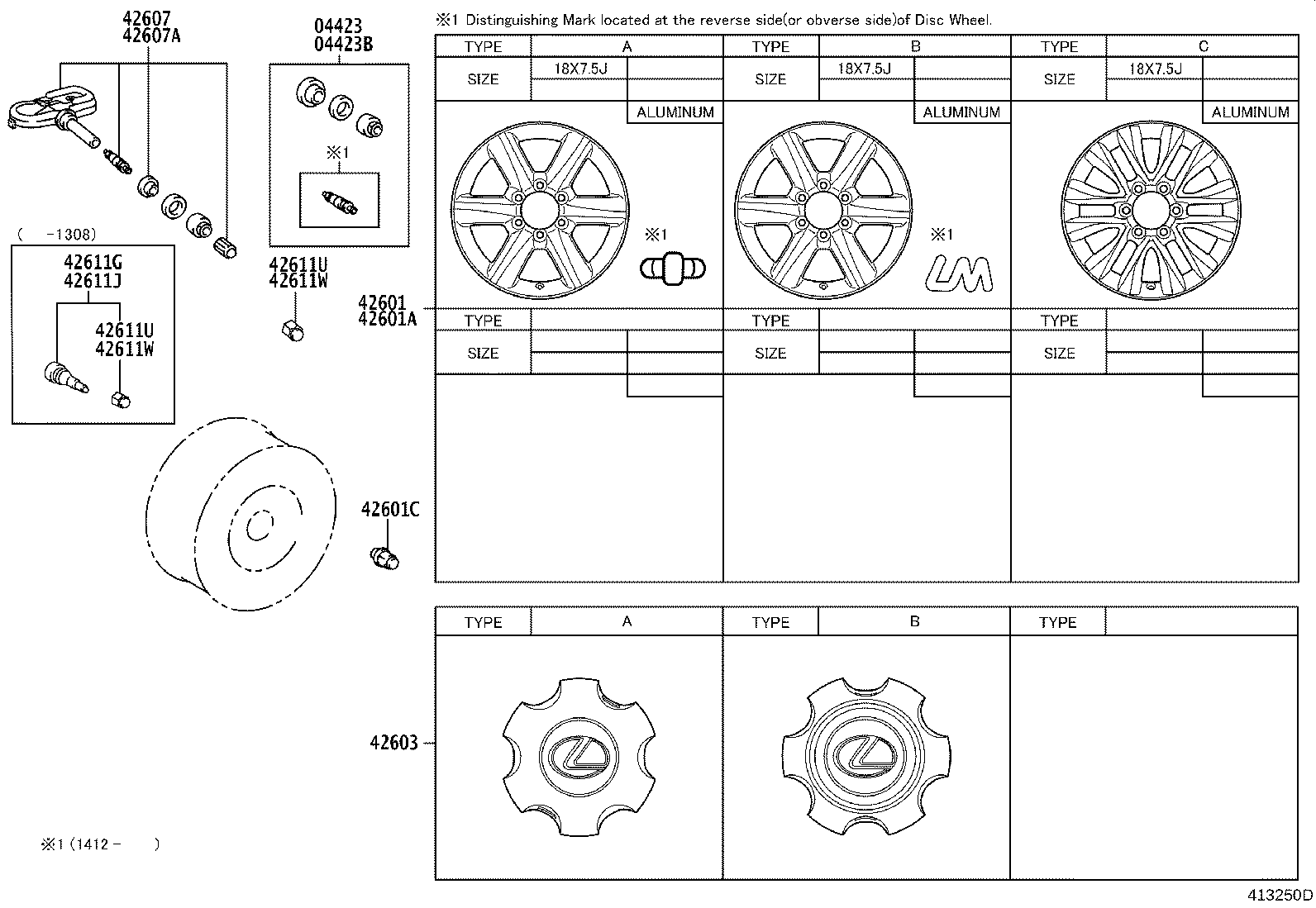 4260B-60210 ORNAMENT SUB-ASSY, WHEEL HUB product image