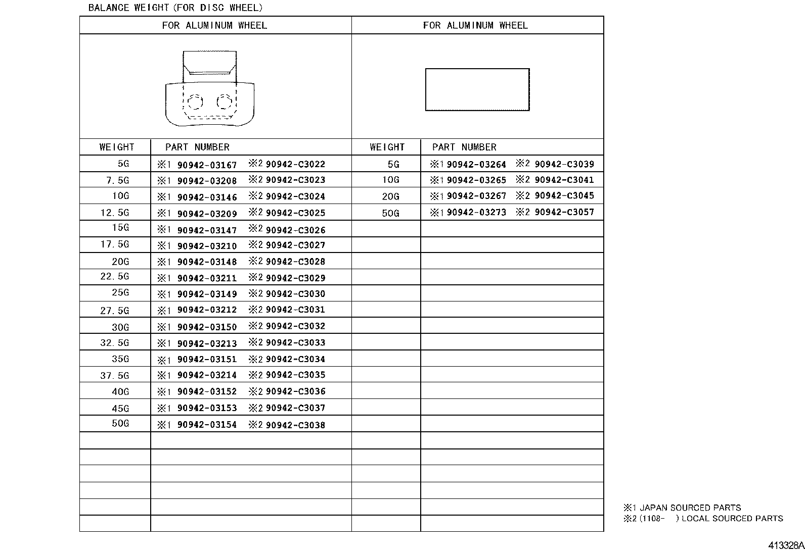42611-0P080 WHEEL, DISC product image
