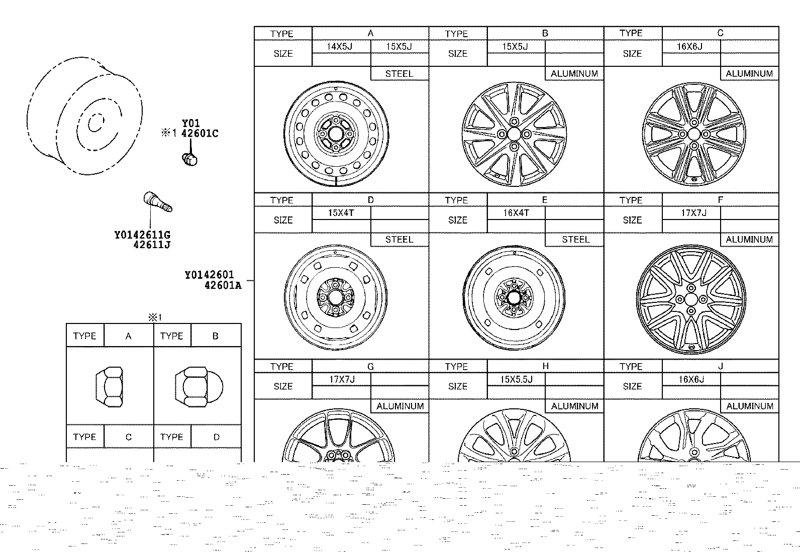 42611-52890 WHEEL, DISC product image
