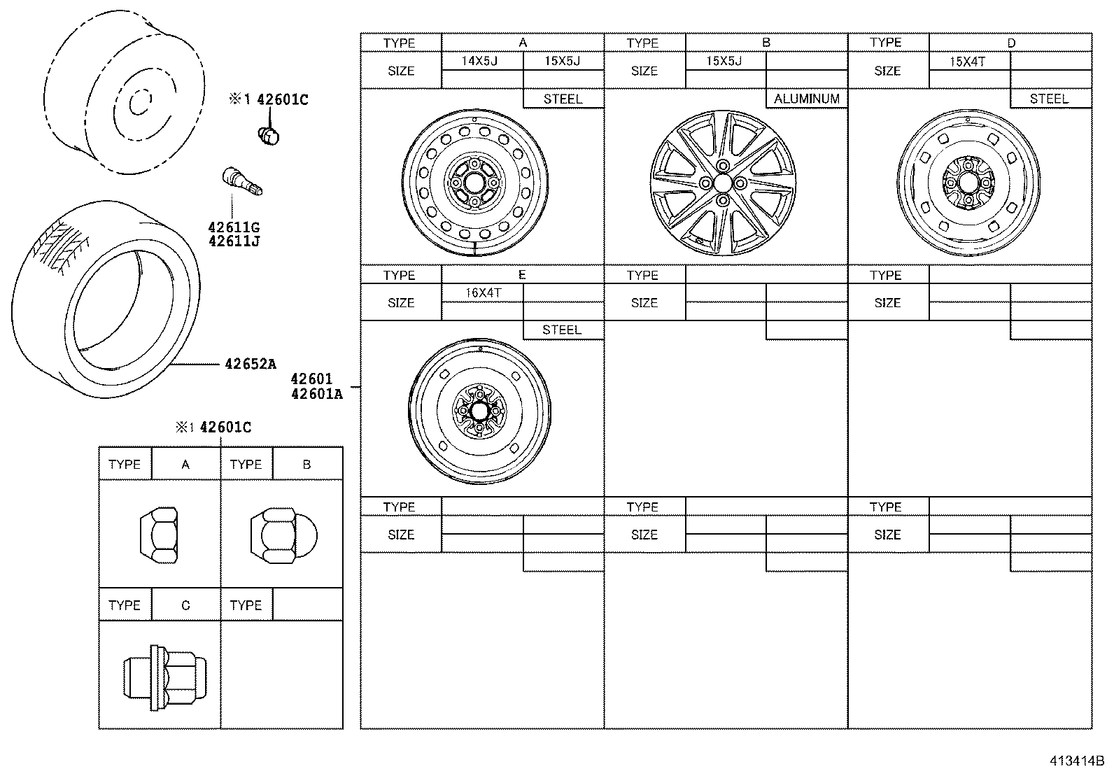 42611-52800 WHEEL, DISC product image