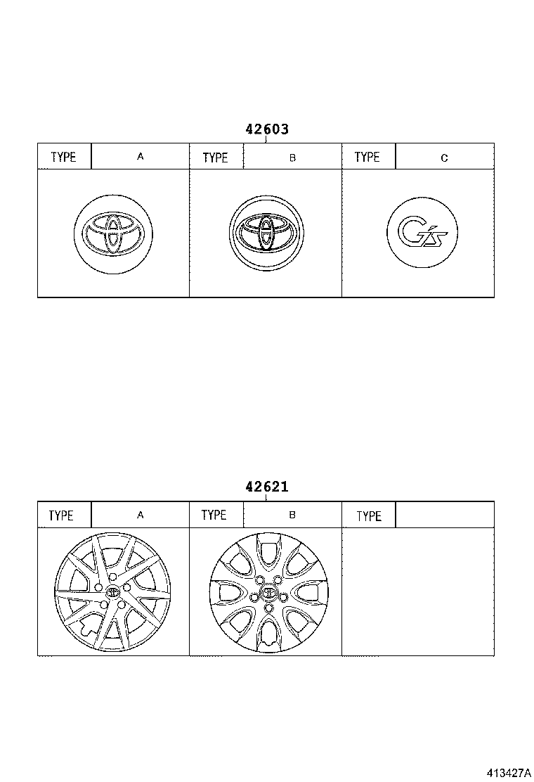 42602-72010 CAP, WHEEL product image