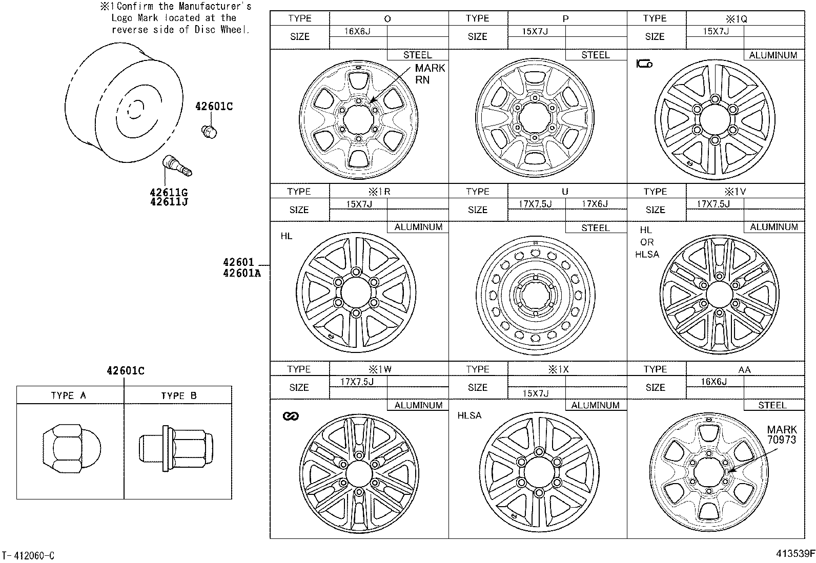 4260B-0K080 ORNAMENT SUB-ASSY, WHEEL HUB product image