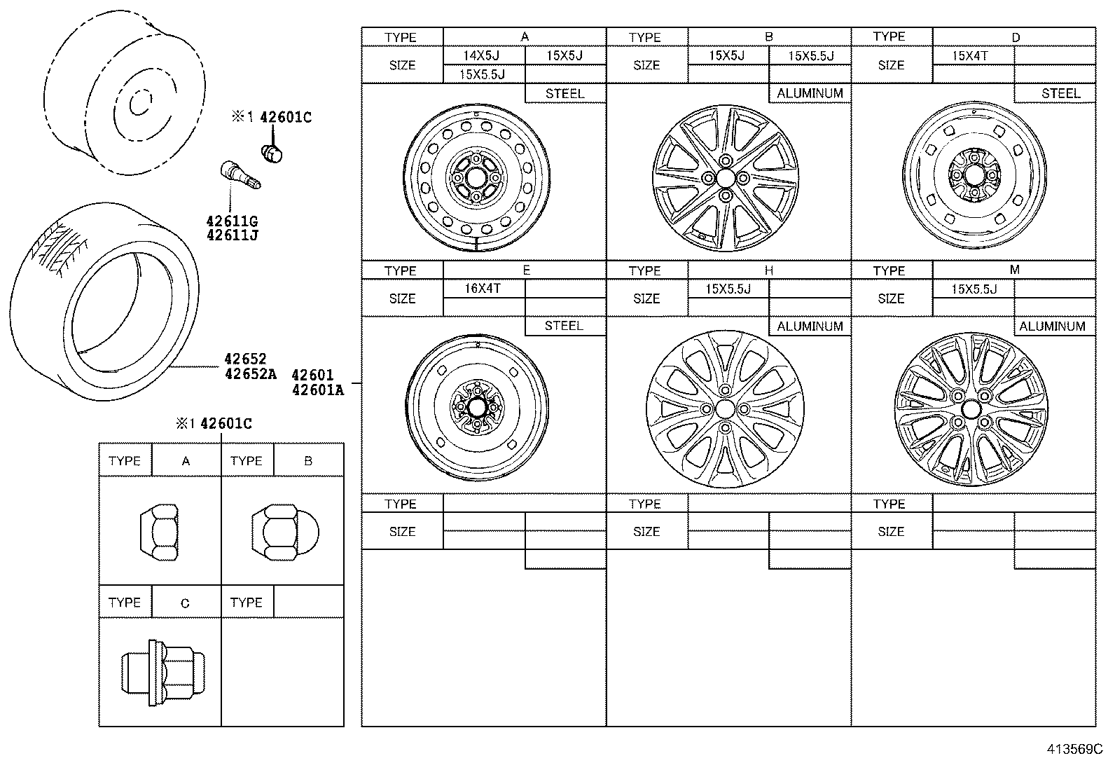42611-52880 WHEEL, DISC product image