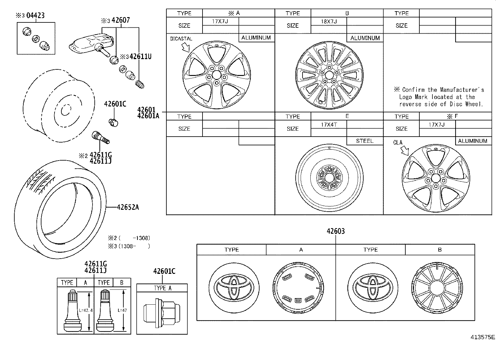 42611-08060 WHEEL, DISC product image