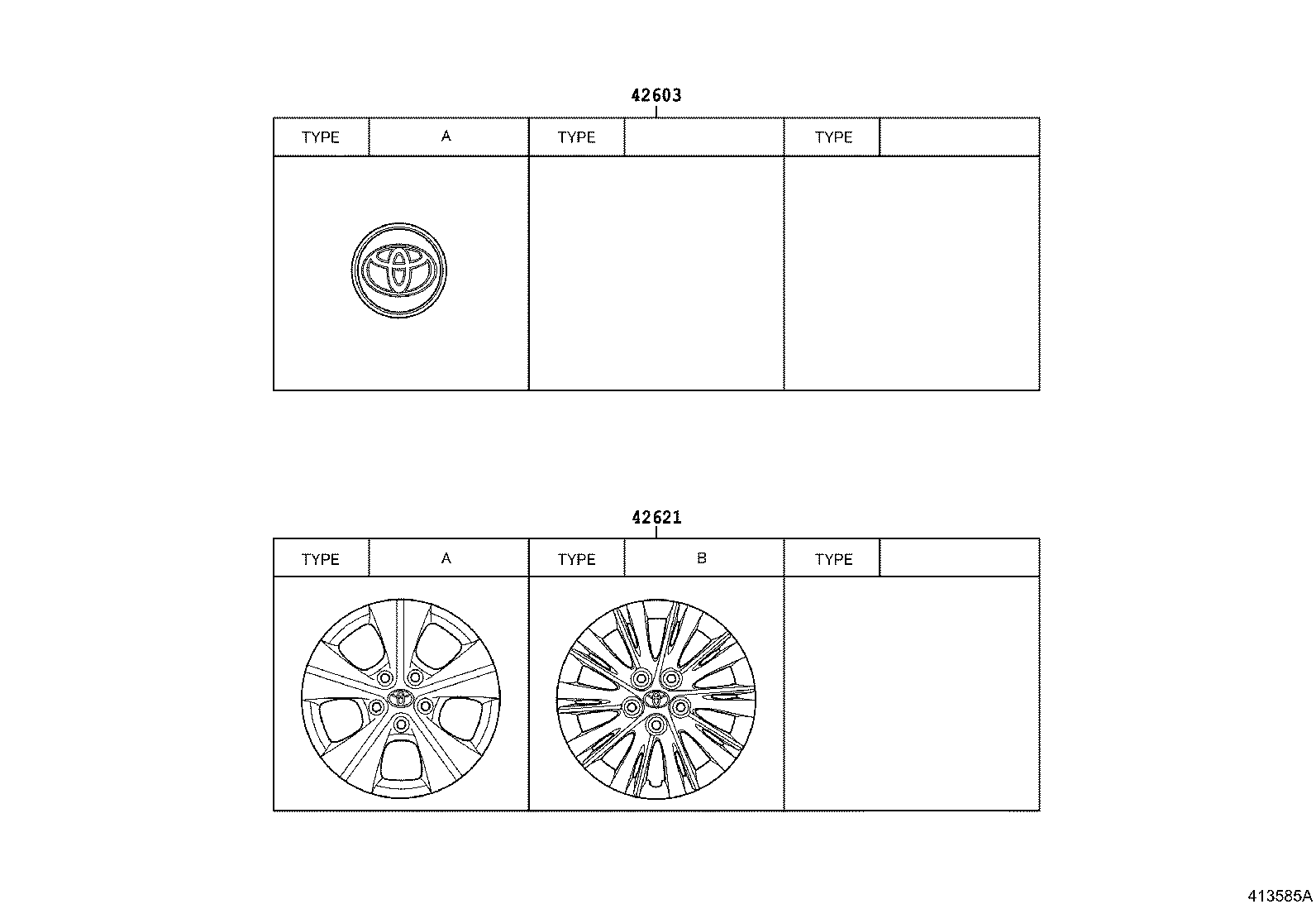 42602-06130 CAP, WHEEL product image