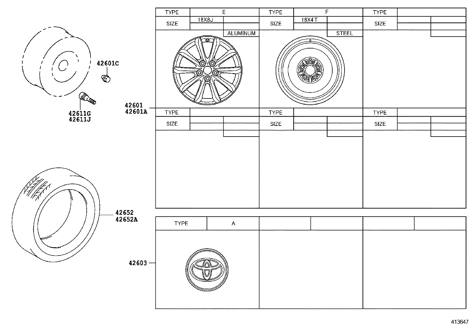 4261A-22010 WHEEL, DISC product image