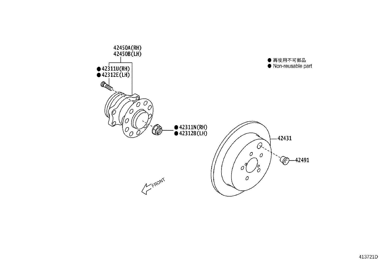 Toyota SU003-00795 BOOT KIT, REAR DRIVE SHAFT JOINT