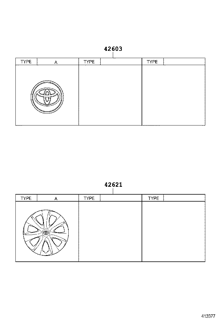42611-0DB41 WHEEL, DISC product image