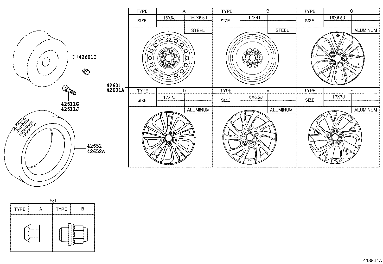 42611-12C80 WHEEL, DISC product image