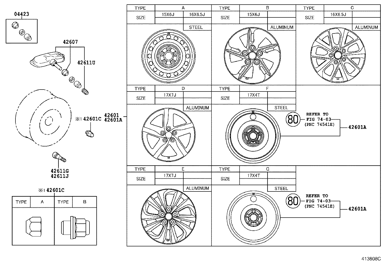 42611-YY680 WHEEL, DISC product image