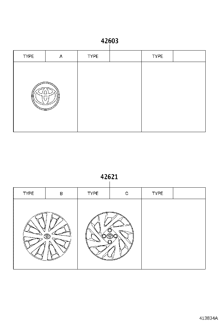 42602-12890 CAP, WHEEL product image