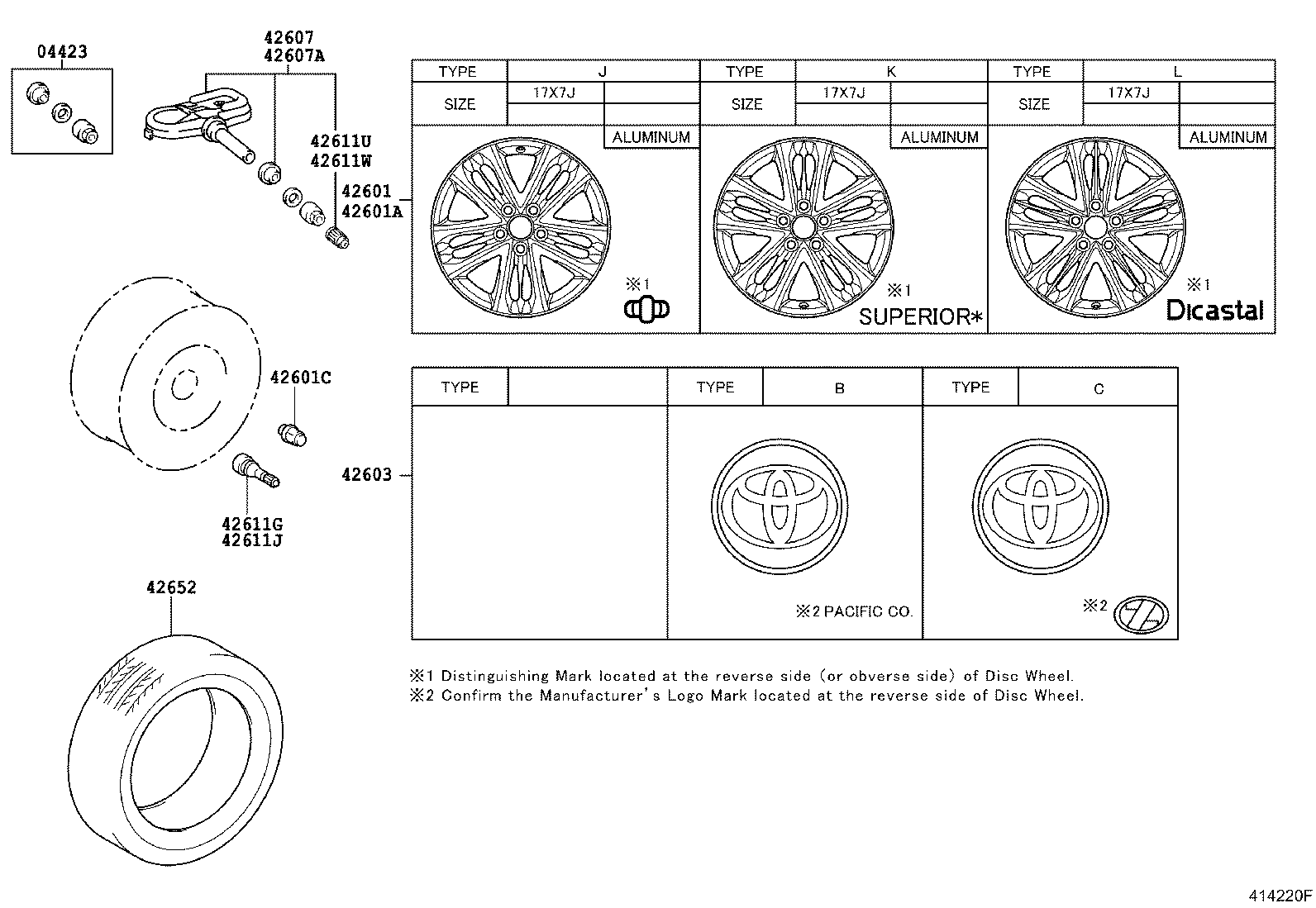 42611-06C70 WHEEL, DISC product image