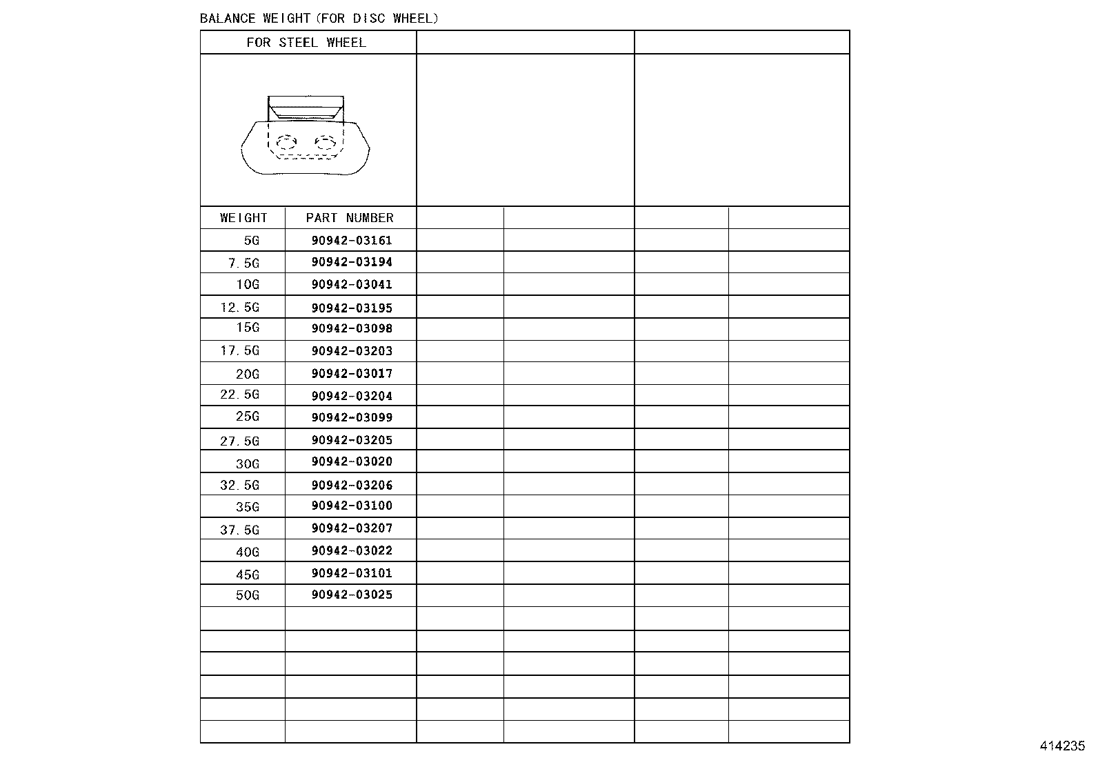 42602-52590 CAP, WHEEL product image