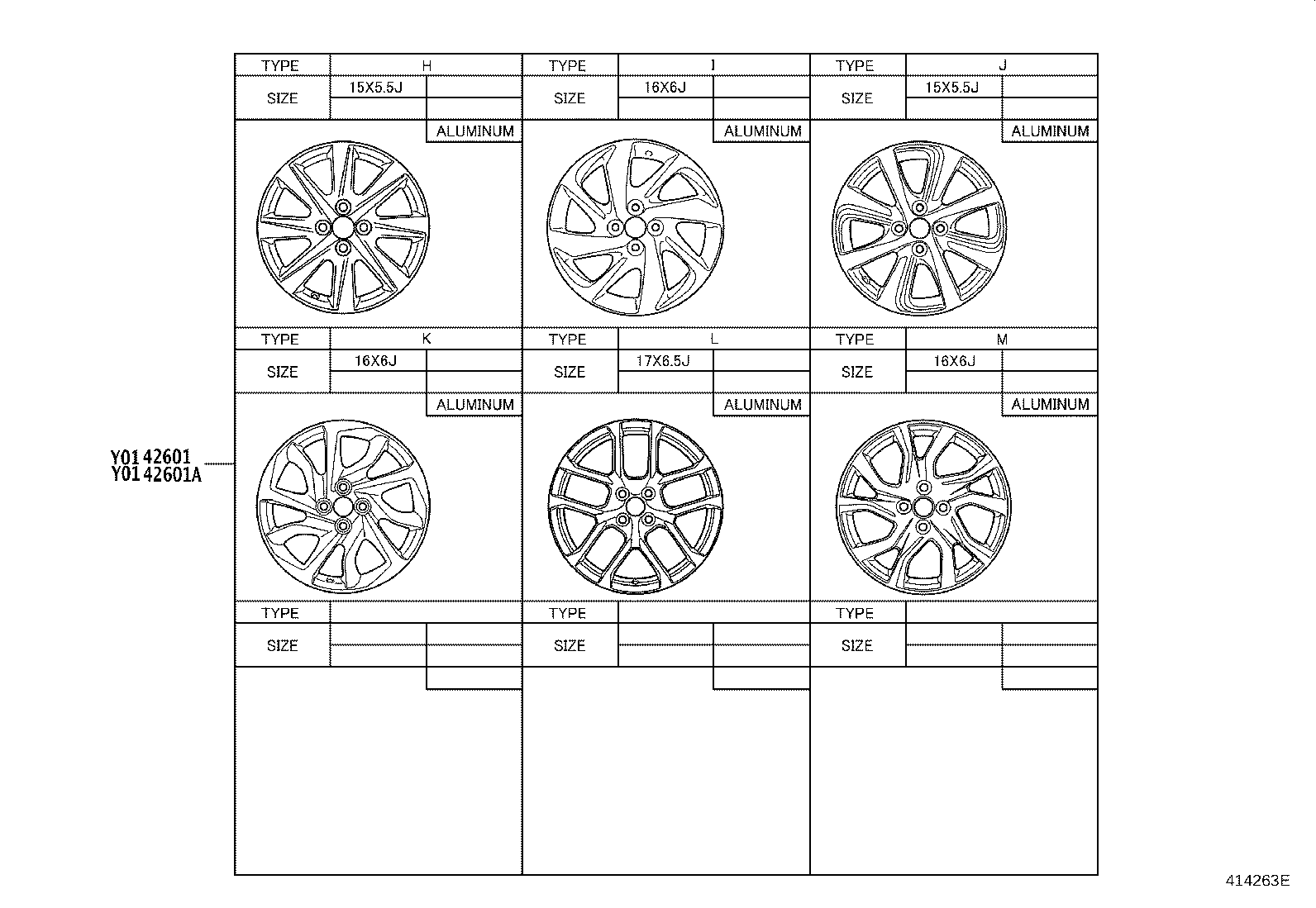 42611-52C10 WHEEL, DISC product image