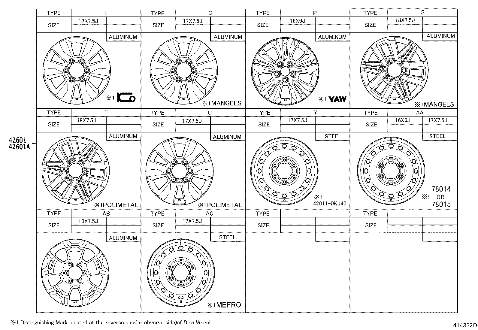 Thumbnail 2 for 42602-0K070