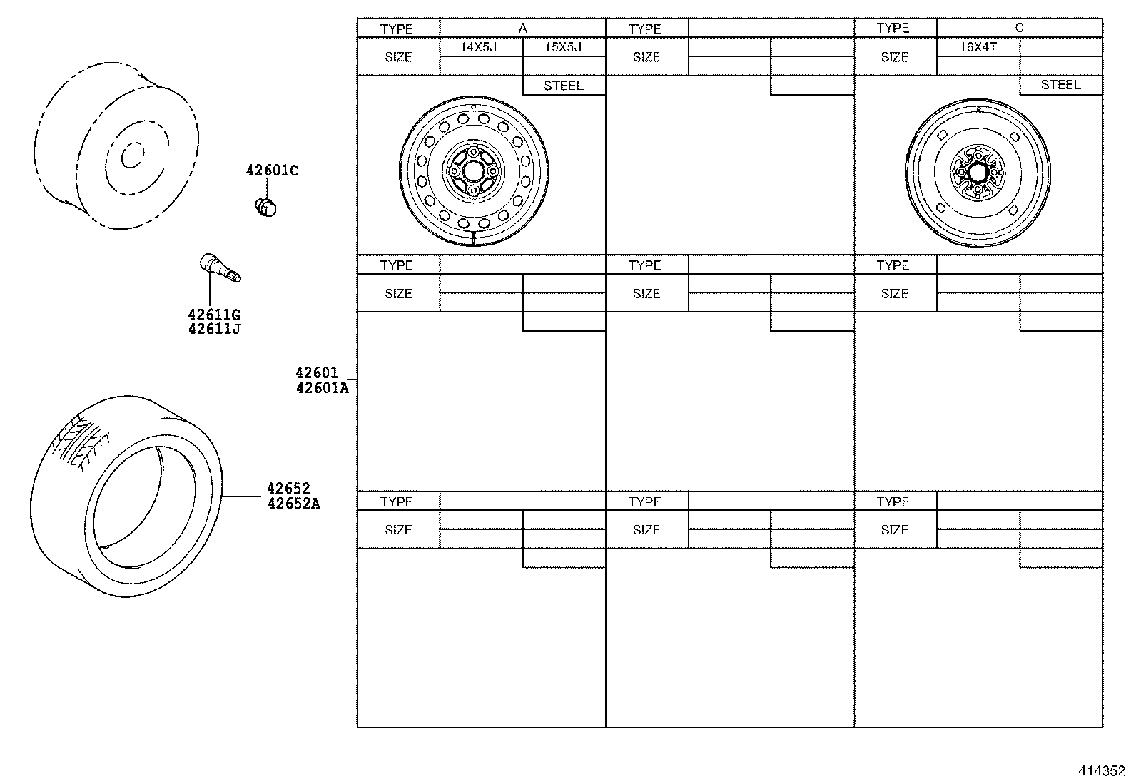 42652-12J00 TIRE product image