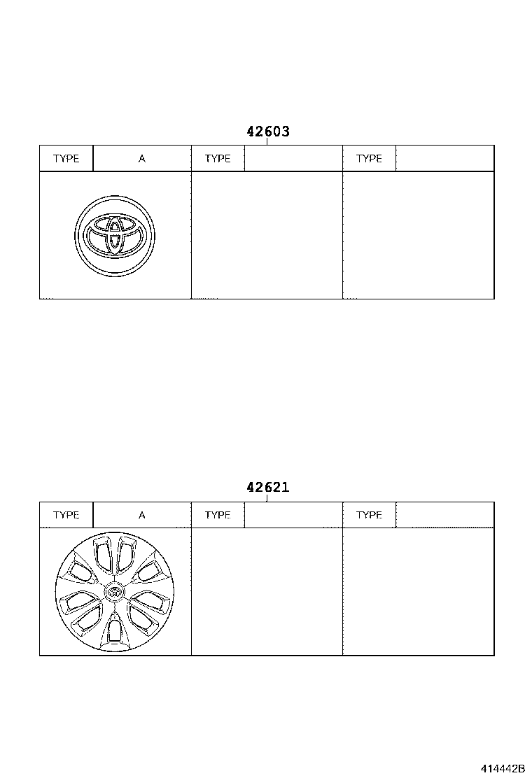 42602-0K080 CAP, WHEEL product image