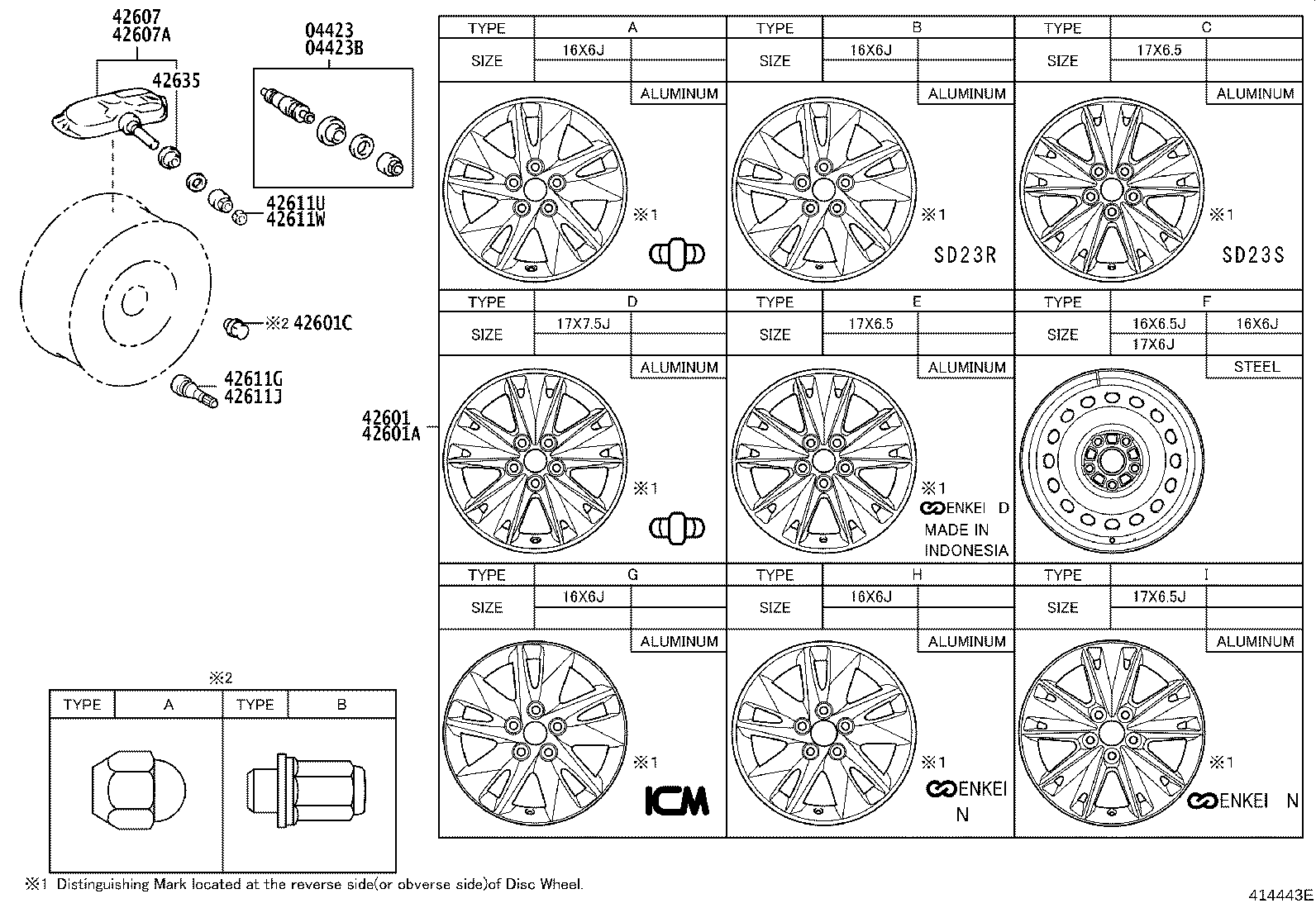 42602-0K080 CAP, WHEEL product image