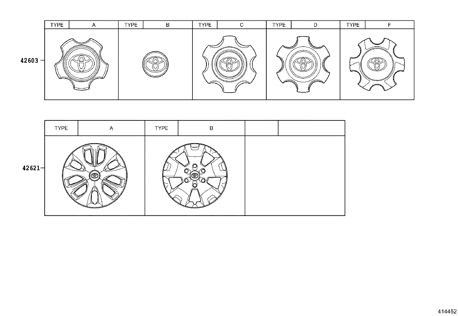 4260B-YP080 ORNAMENT SUB-ASSY, WHEEL HUB product image