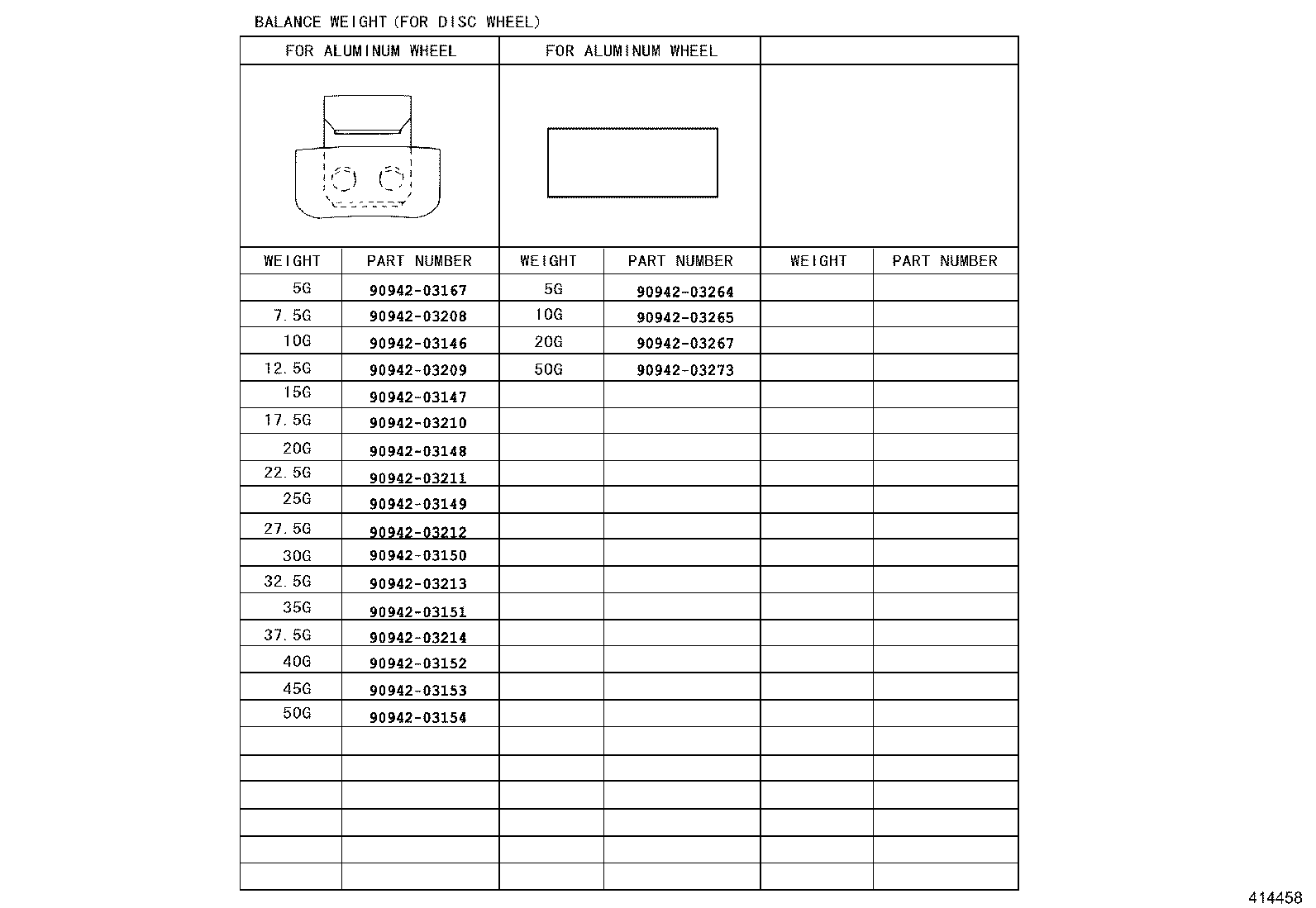 42611-47620 WHEEL, DISC (FOR SPARE) product image
