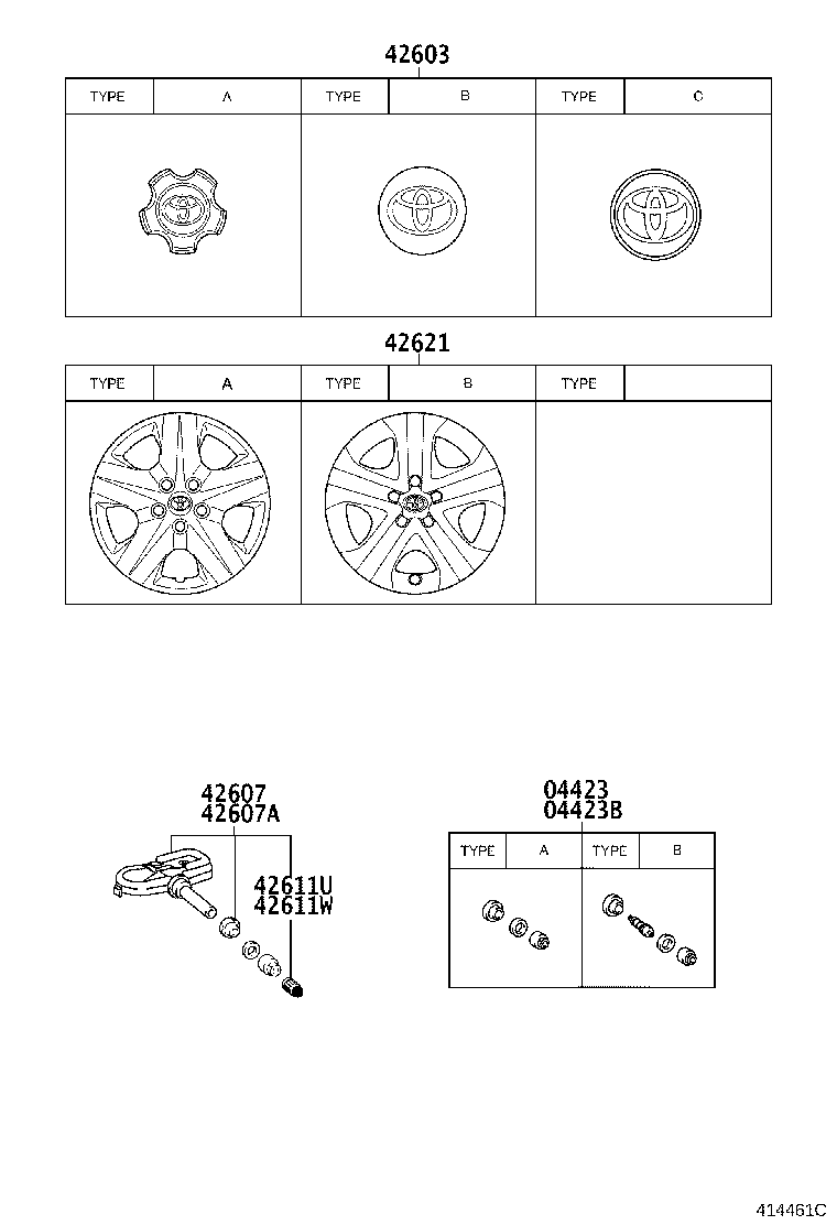 4261A-42100 WHEEL, DISC product image
