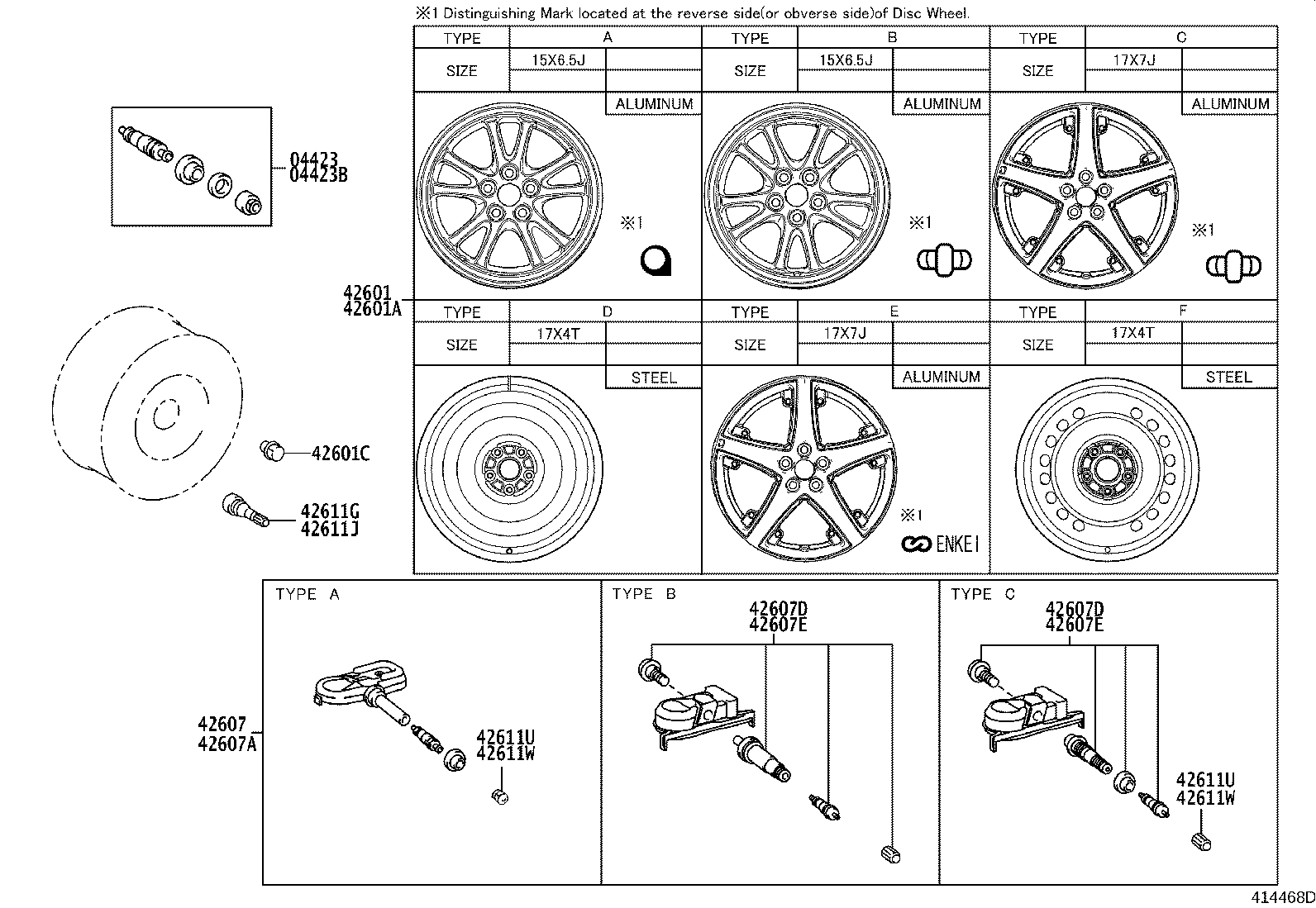 42611-47520 WHEEL, DISC product image