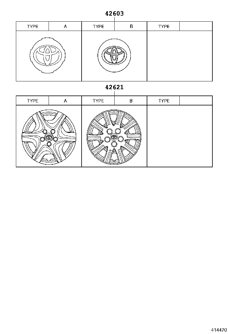 42602-0F050 CAP, WHEEL product image