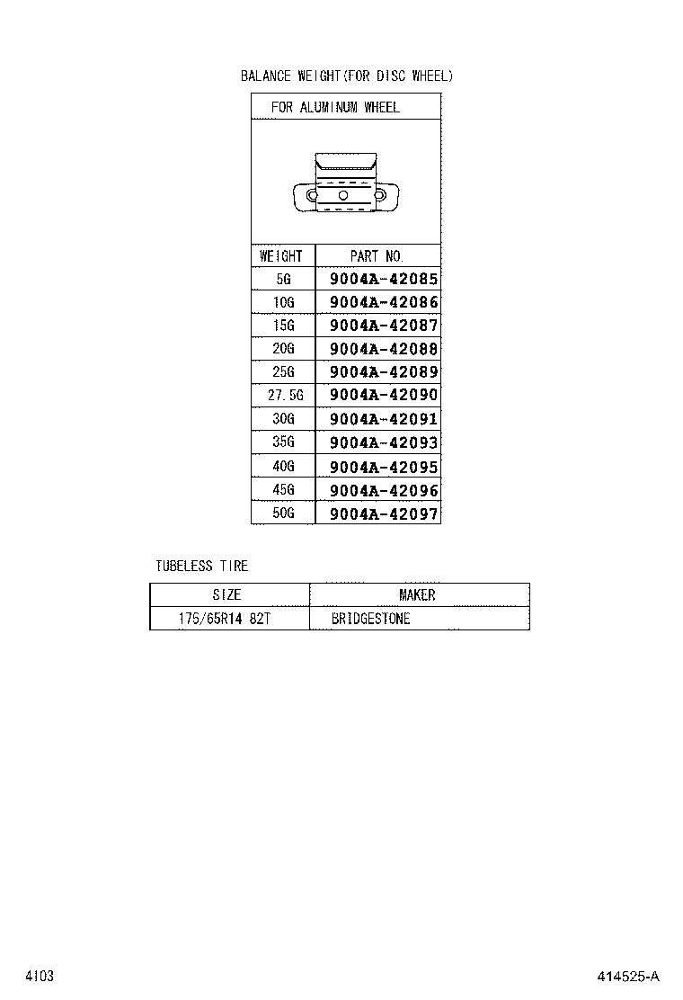 42611-BZK40 WHEEL, DISC product image