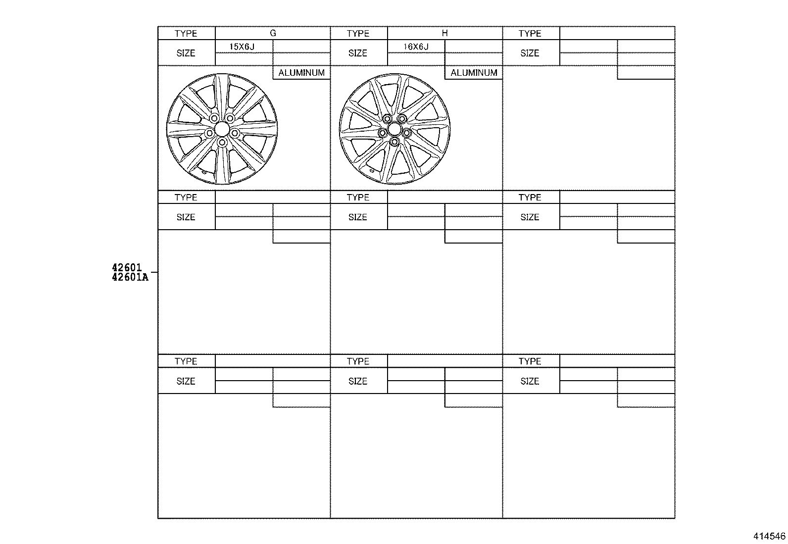 42611-32340 WHEEL, DISC product image