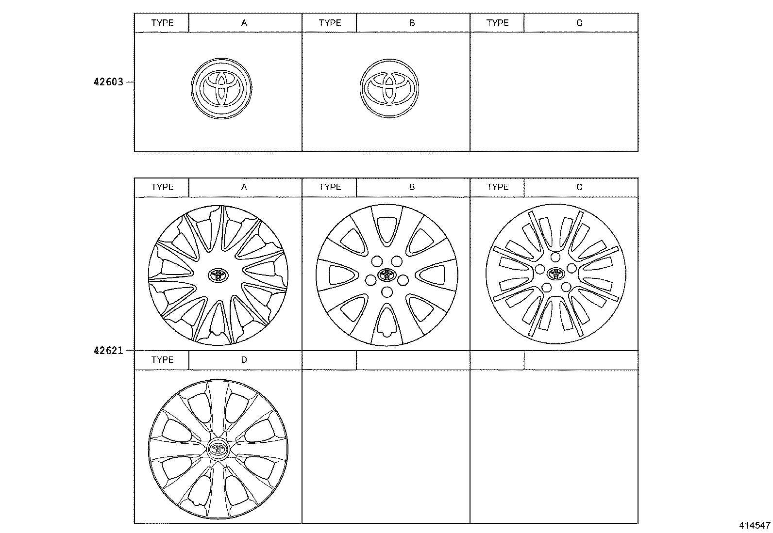 42611-32340 WHEEL, DISC product image