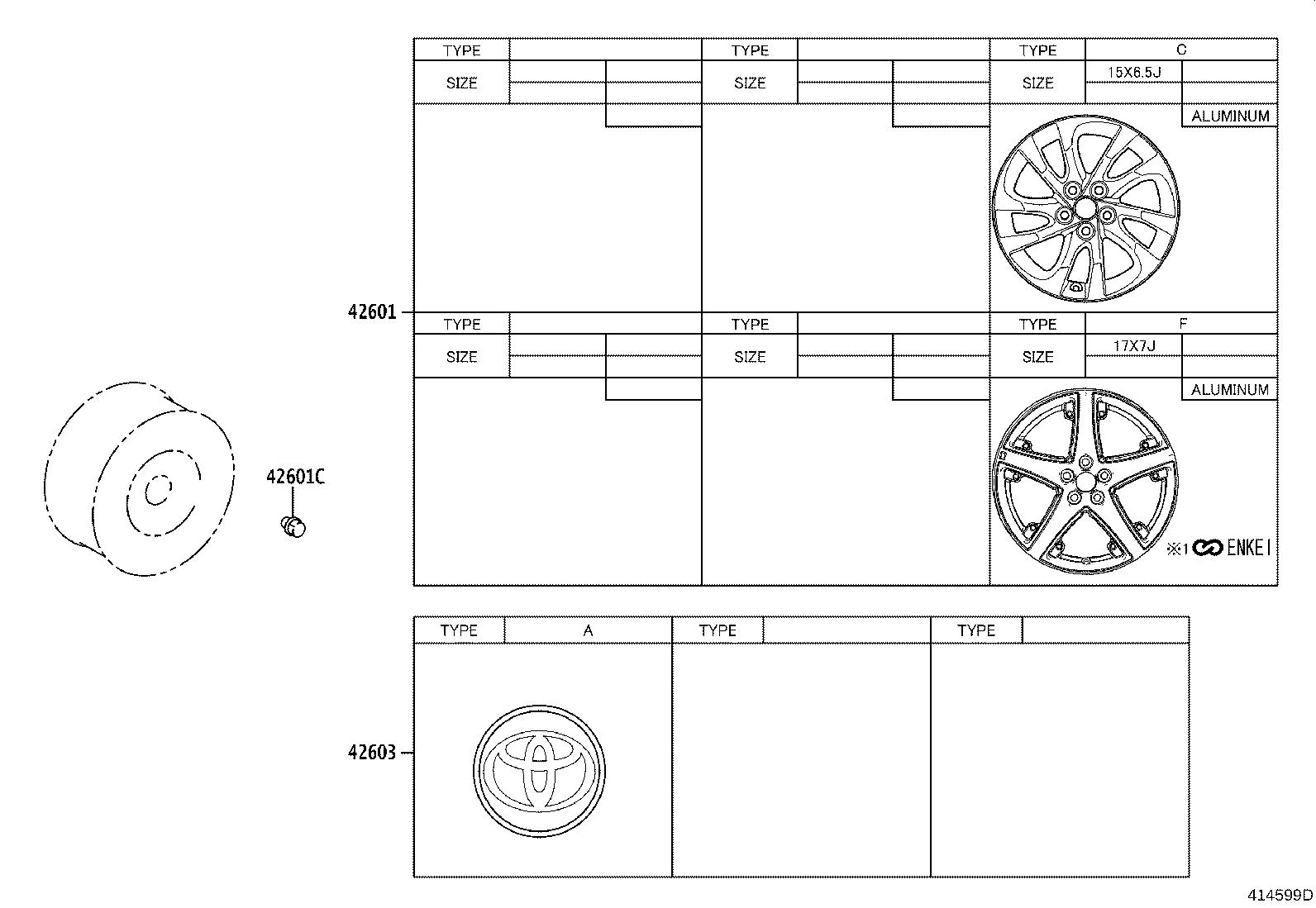 42611-47600 WHEEL, DISC product image