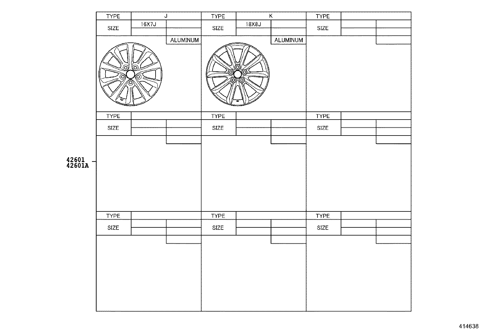 4261A-22020 WHEEL, DISC product image