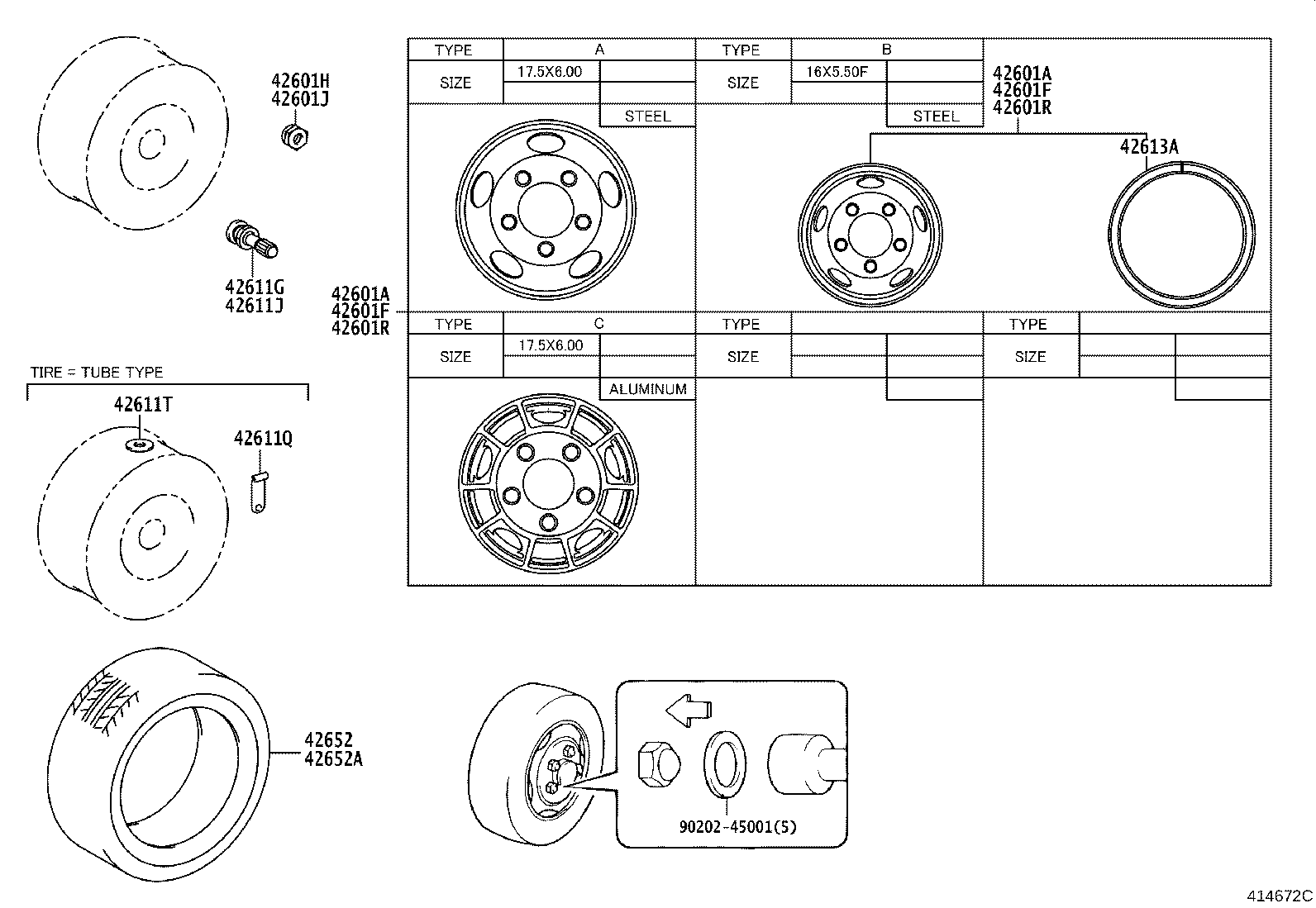 42652-36122 TIRE product image