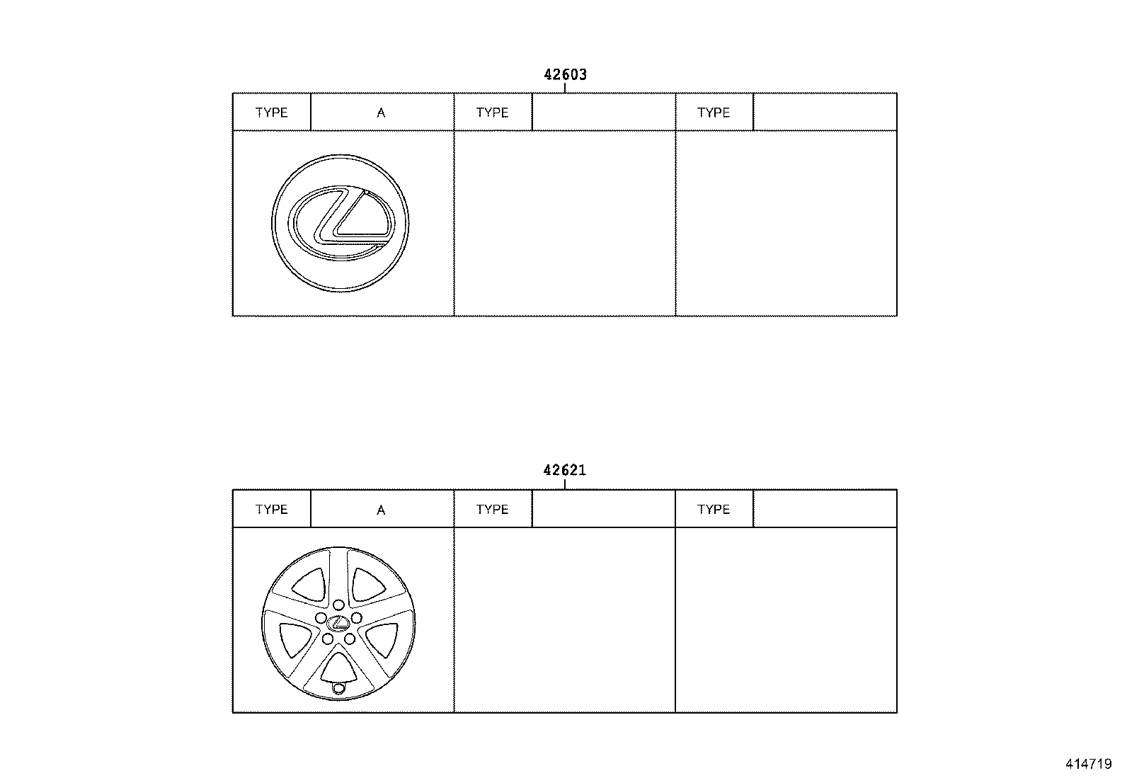 42601-76010 WHEEL, DISC (FOR SPARE) product image