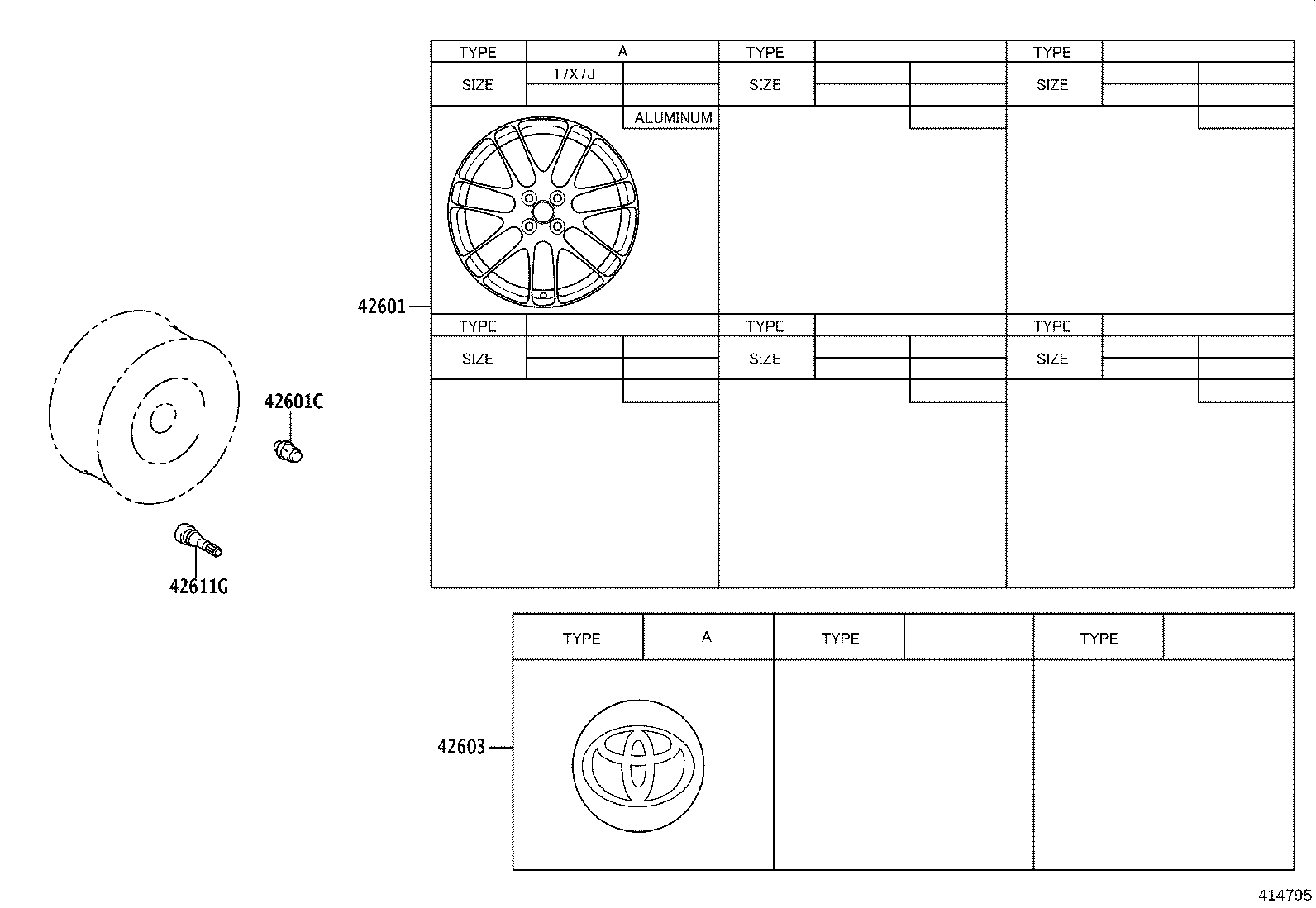 42611-52B70 WHEEL, DISC product image